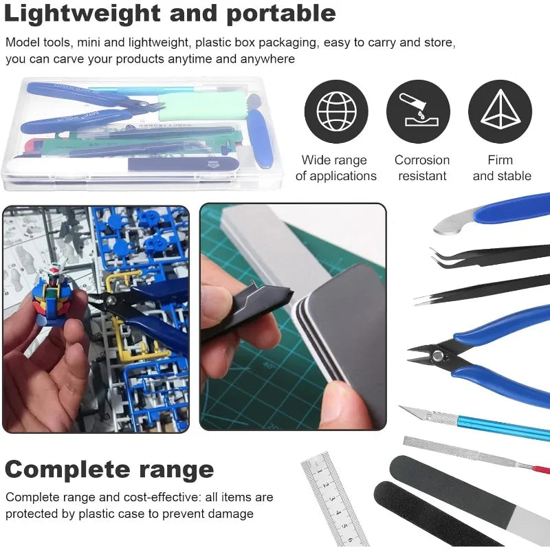 Model Making Starter Tool Kit – DIY Hobby Assembly Tools