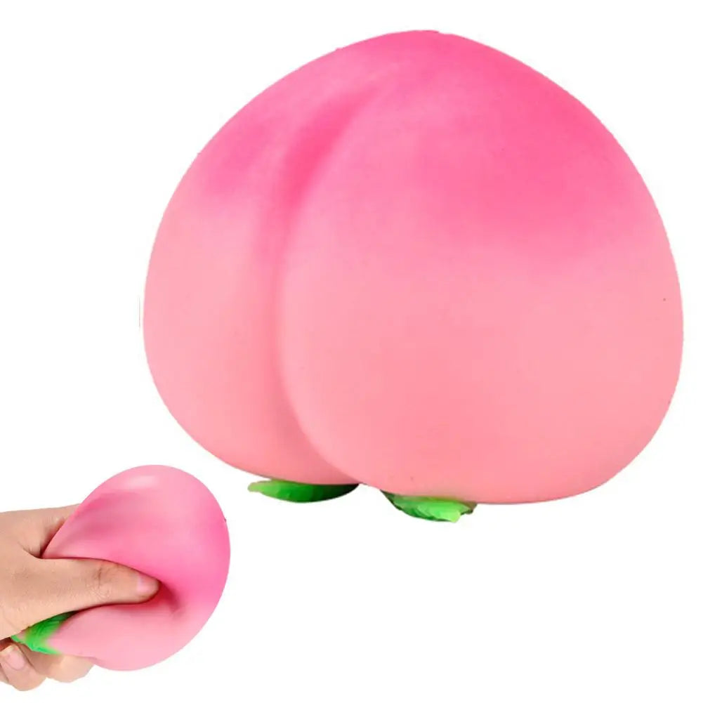 Pink Peach Stress Reliever Toy for Stress Relief Peaceful Pleasures Health and Wellness Pink