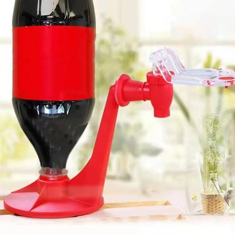 Creative Manual Pressurized Carbonated Beverage Machine To Drink Portable Cola Drinker Upside Down To Drink Soda Water Peaceful Pleasures Health and Wellness