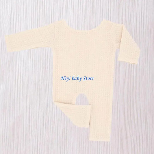 Reversible Knit Newborn Romper – Baby Photography Prop Suit Baby Photography Romper Peaceful Pleasures Health and Wellness