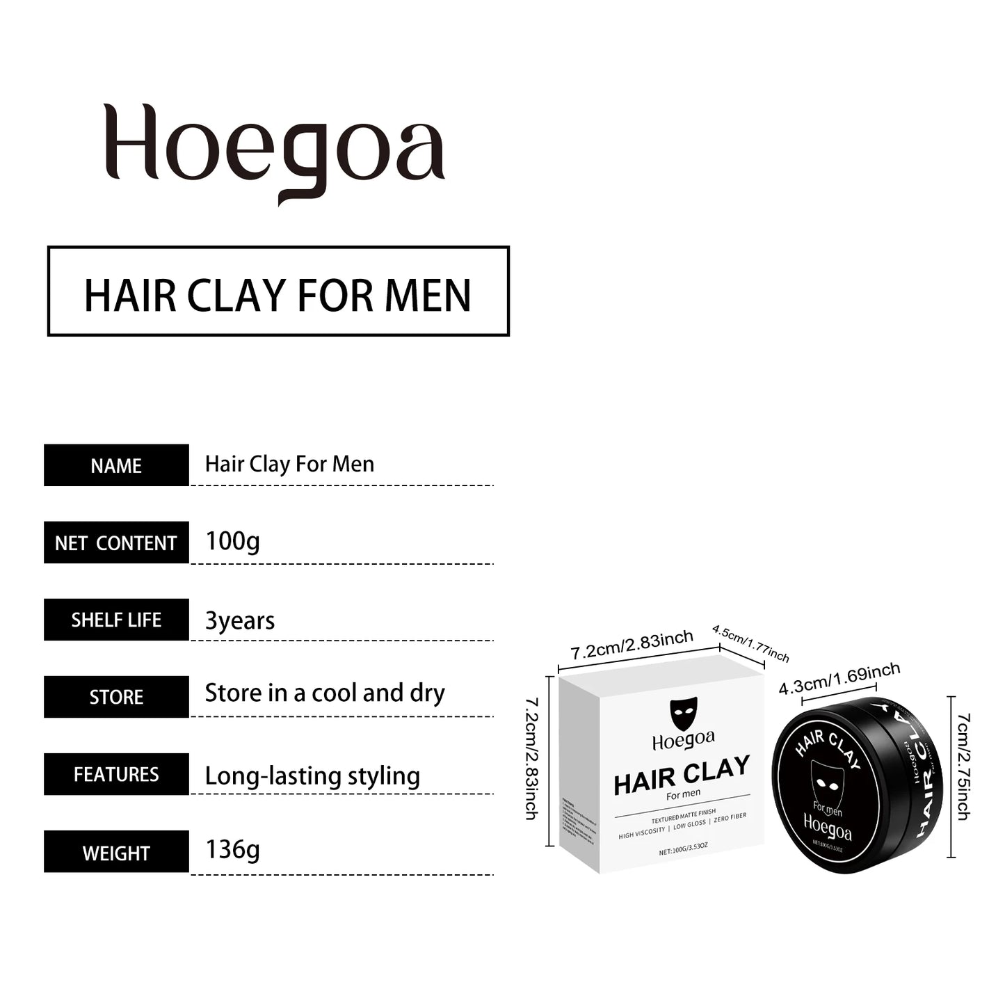 HOEGOA Volumizing Hair Powder – Oil Control & Volume Boost