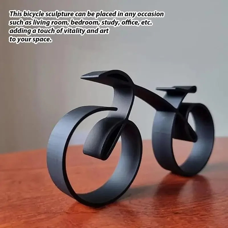 Acrylic Minimalistic Bicycle Sculpture Bicycle Ornament Personality Table Decoration Items Office Decoration GiftAcrylic Minimal Peaceful Pleasures Health and Wellness