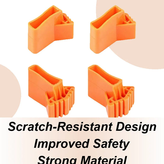 Anti-Slip Rubber Ladder Feet Pads – 4-Piece Heavy Duty Set Ladder Safety Accessories Peaceful Pleasures Health and Wellness China Mainland