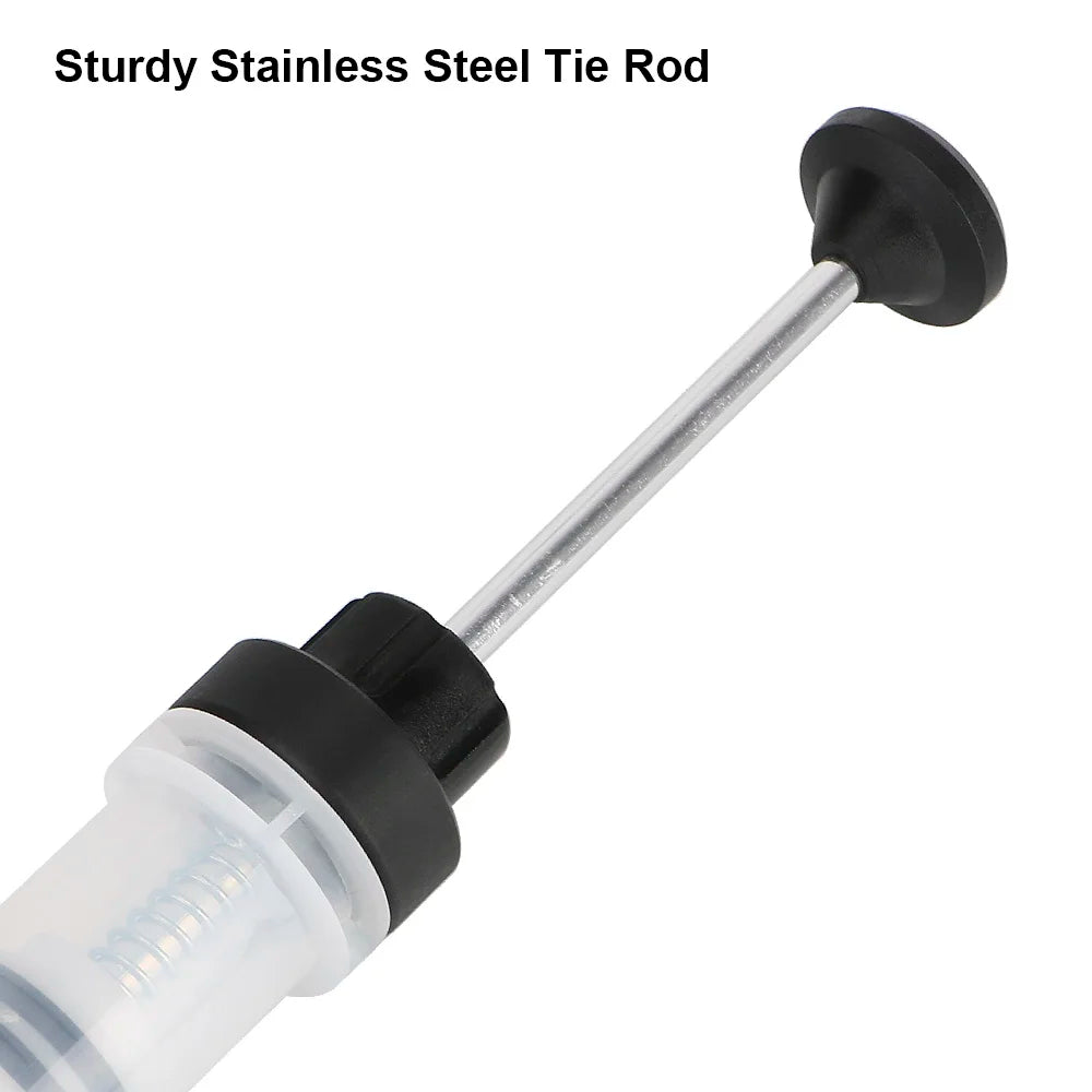Manual 200cc Fluid Evacuator Syringe - Professional Grade Vehicle Oil Extractor and Filler for Car Truck and Motorcycle Fluids Peaceful Pleasures Health and Wellness