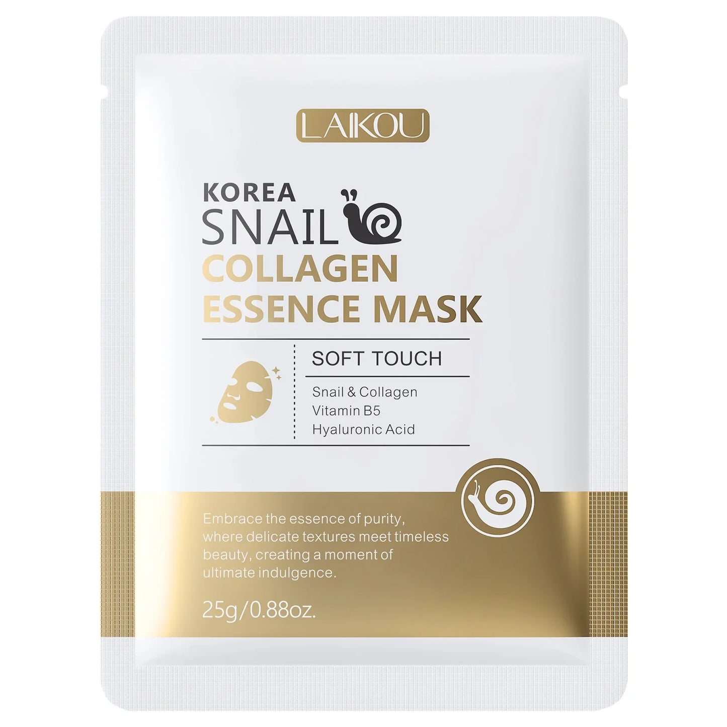 LAIKOU Snail Mucin Sheet Mask – Anti-Aging & Hydrating Skin