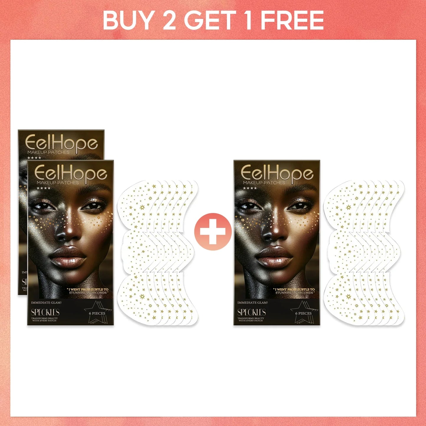 Glitter Fake Freckle Temporary Face Tattoo Stickers | DIY Makeup