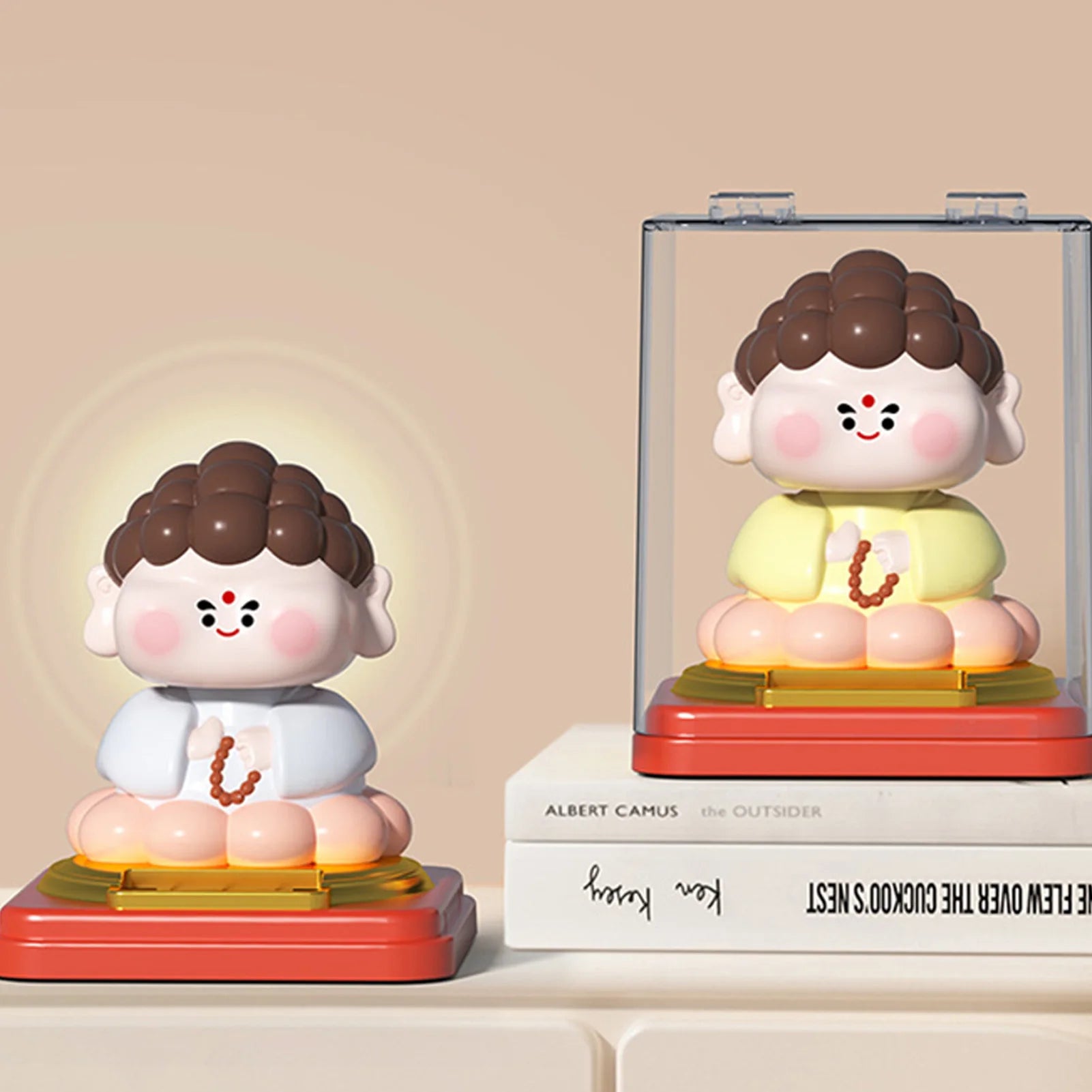 Solar Powered Money God Figurine Auto Noddin Implies Auspiciousness Car Decoration Dashboard Automatic Nodding Solar Decor Peaceful Pleasures Health and Wellness