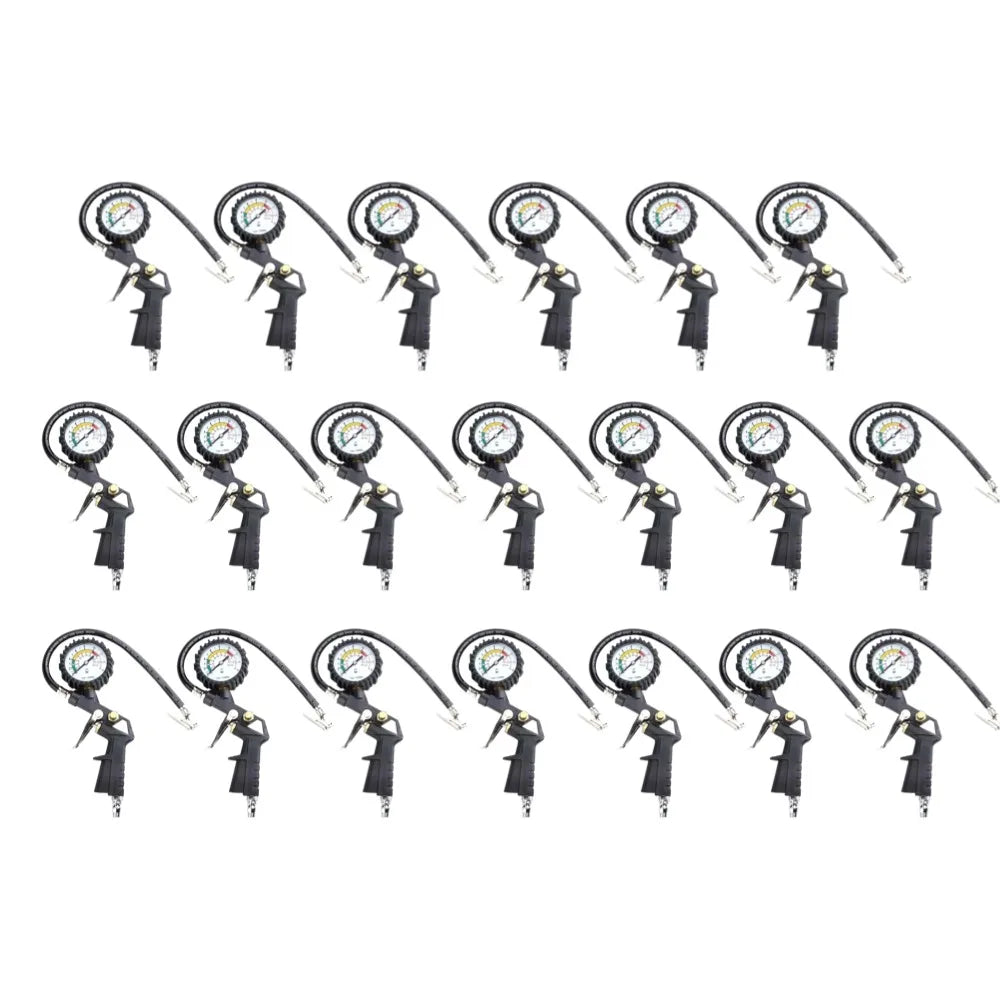 Auto Tire Pressure Gauge for Car and SUV Inflation Peaceful Pleasures Health and Wellness Black-20pcs