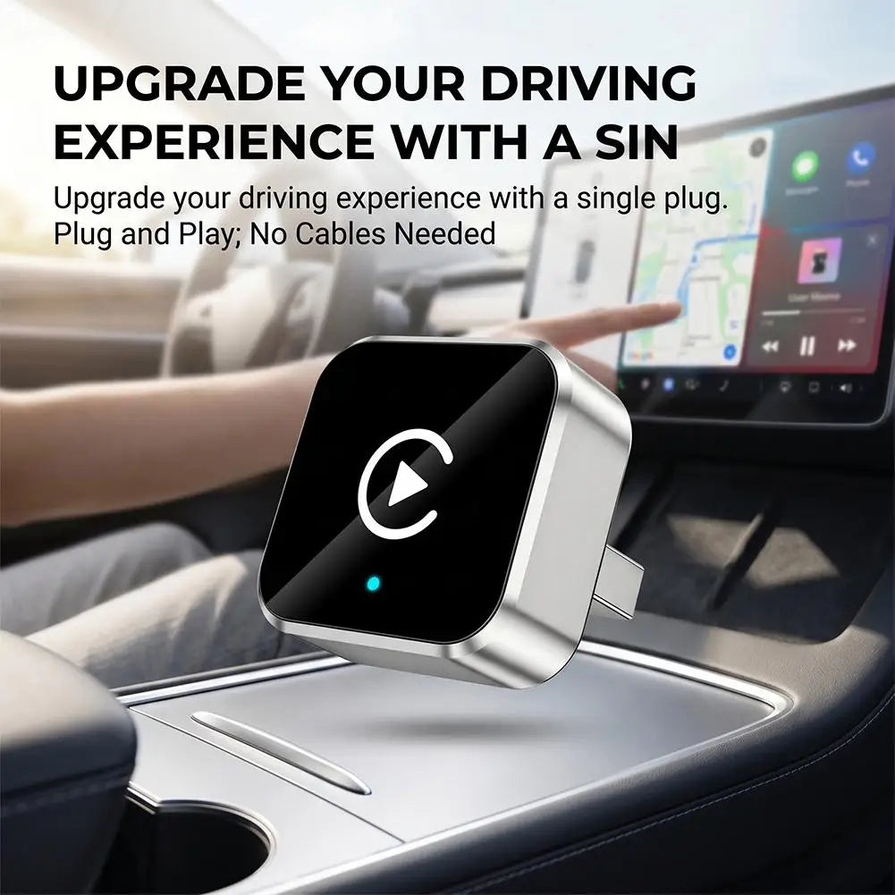 Wireless CarPlay & Android Auto Adapter – 2026 Plug & Play