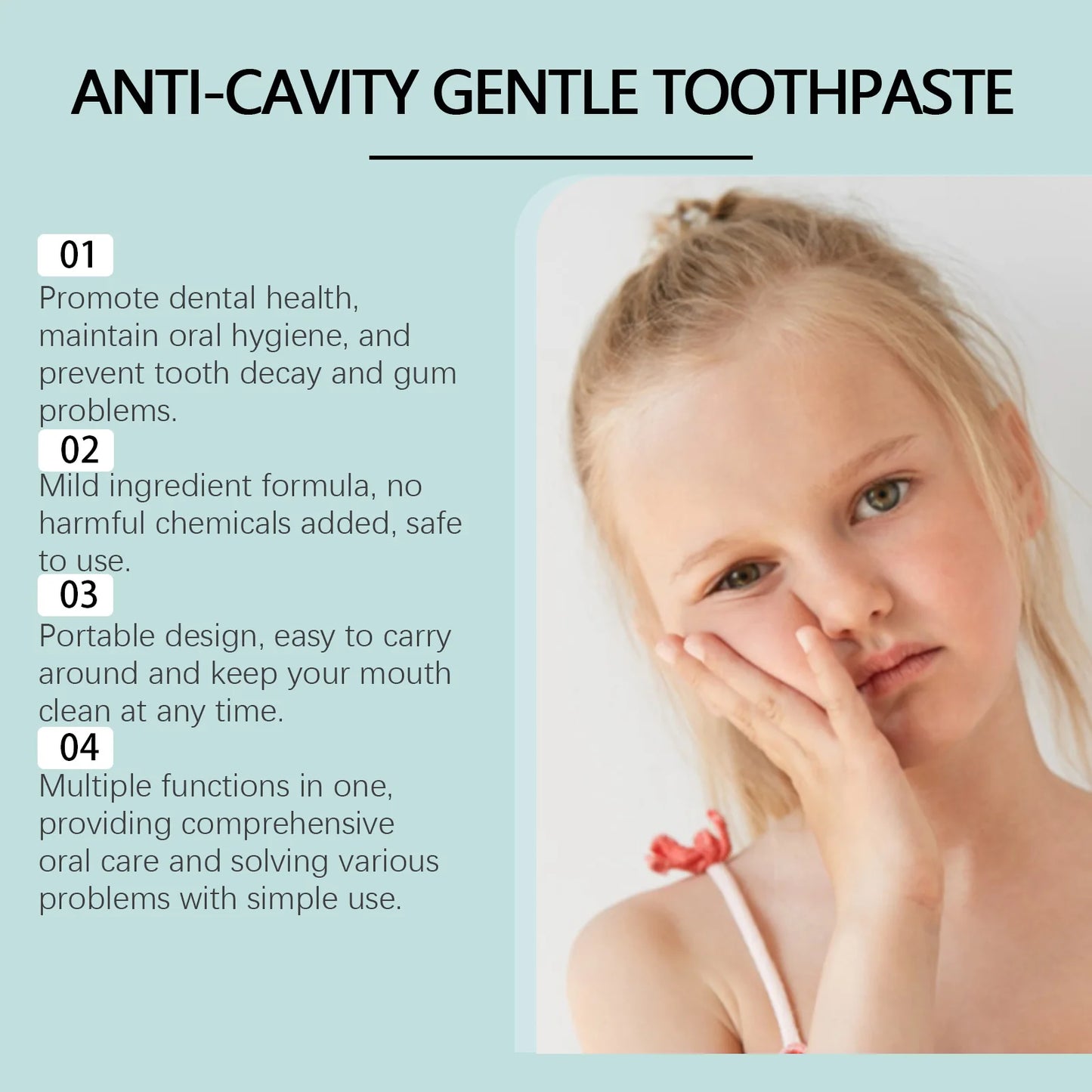 Oralhoe Kids Anti-Cavity Toothpaste | Enamel & Stain Care