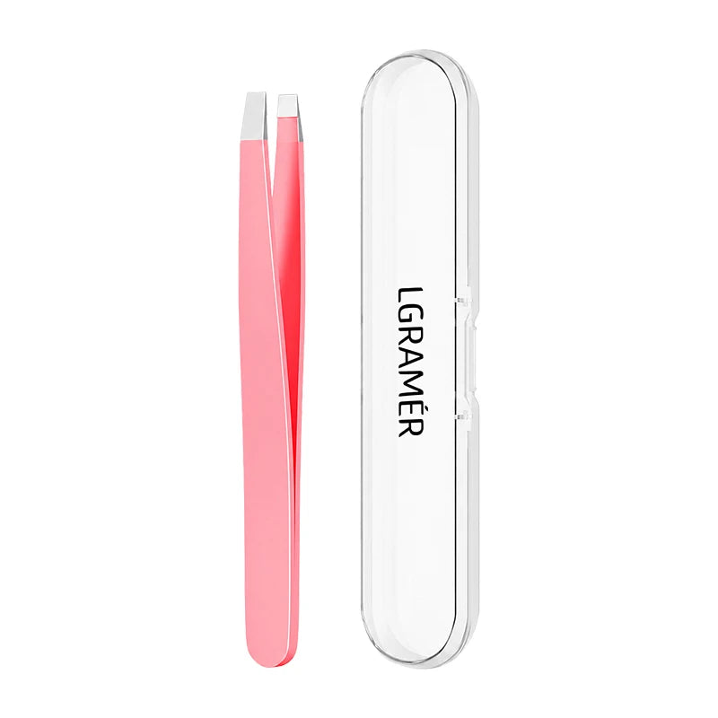 Precision Slant Eyebrow Tweezers | Facial Hair & Blackhead Removal