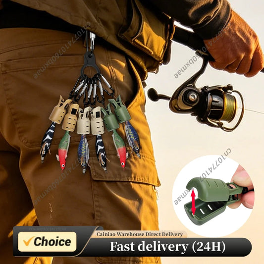 6Pcs Squid Jig Bait Protector Anti-Scratch Webfoot Octopus Hooks Cover Wooden Shrimp Hook Cover Fishing Tackle Accessory Peaceful Pleasures Health and Wellness