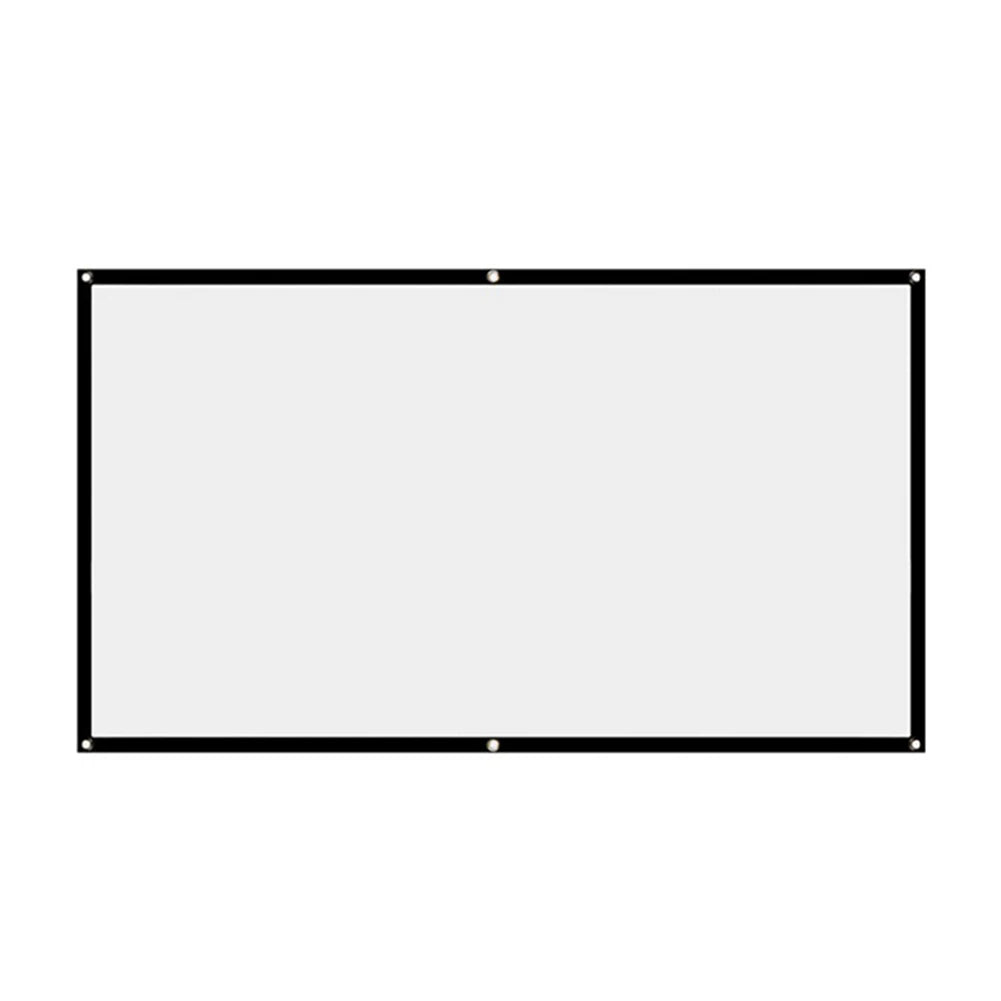 16:9 Ratio Hight-density Portable Projection Screen 1080P 3d 4K HD Projector Movie 60 72 84 92 100 120 150 Inchs for Home Office Peaceful Pleasures Health and Wellness 100 inch france