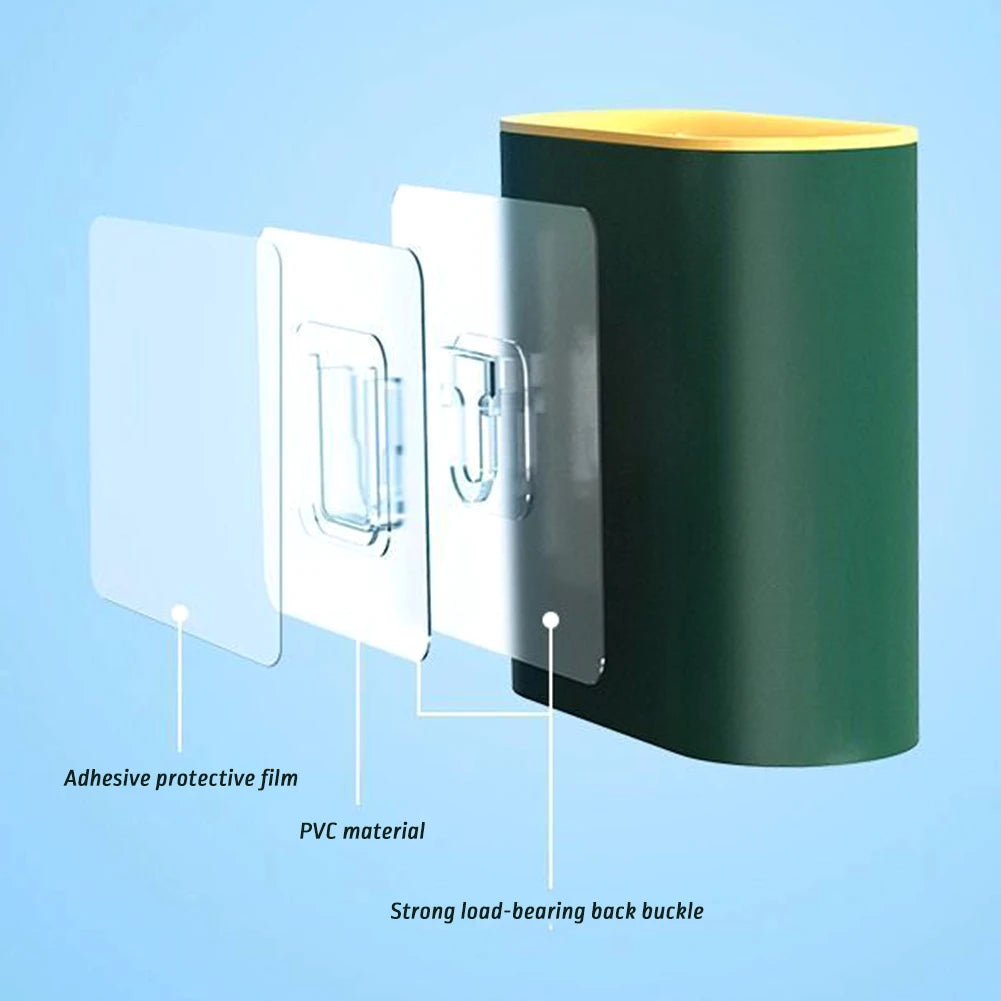 Flexible Toilet Brush Cleaner Long Handle Hanging Silicone 360 Degree No-Dead-Corner Flexible Cleaner Brush Holder Set Bathroom Peaceful Pleasures Health and Wellness