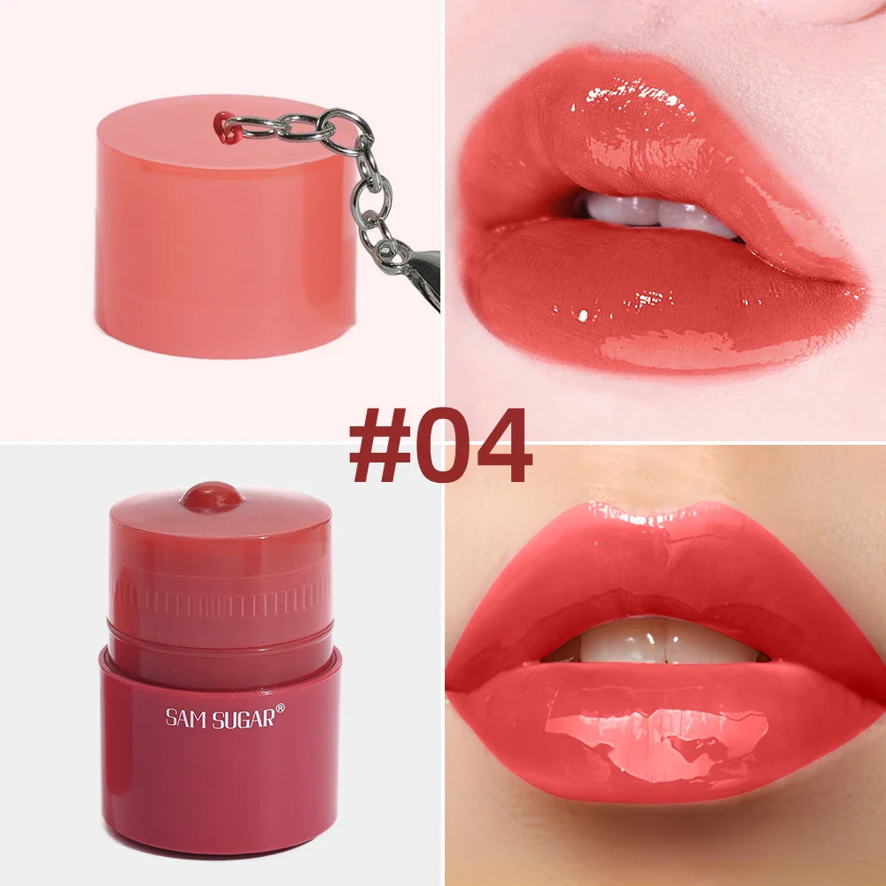 SAM SUGAR Rotating Honey Glaze Lip Gloss – Waterproof & Hydrating