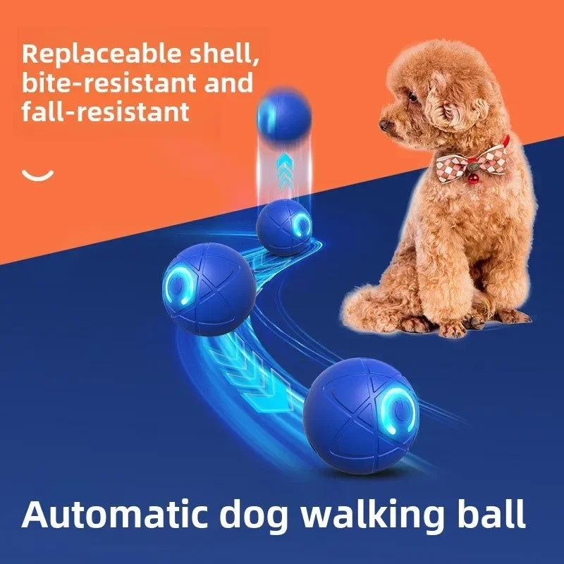 Plush Smart Dog Ball Interactive Toy Rolling Bounce Gravity Ball Pet Training Supplies Dogs Accessories Home Peaceful Pleasures Health and Wellness