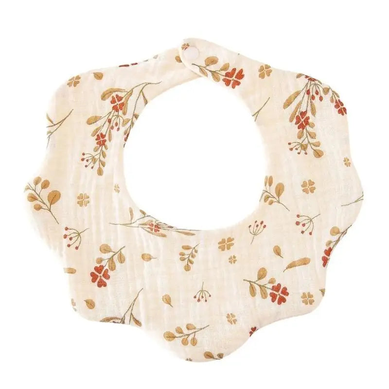 Cotton Bandana Baby Bib | Floral Teething & Drooling Bib