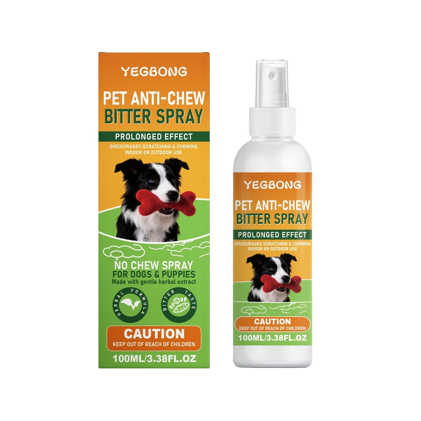Pet Anti-Chew Bitter Spray – Dog & Cat Training Deterrent
