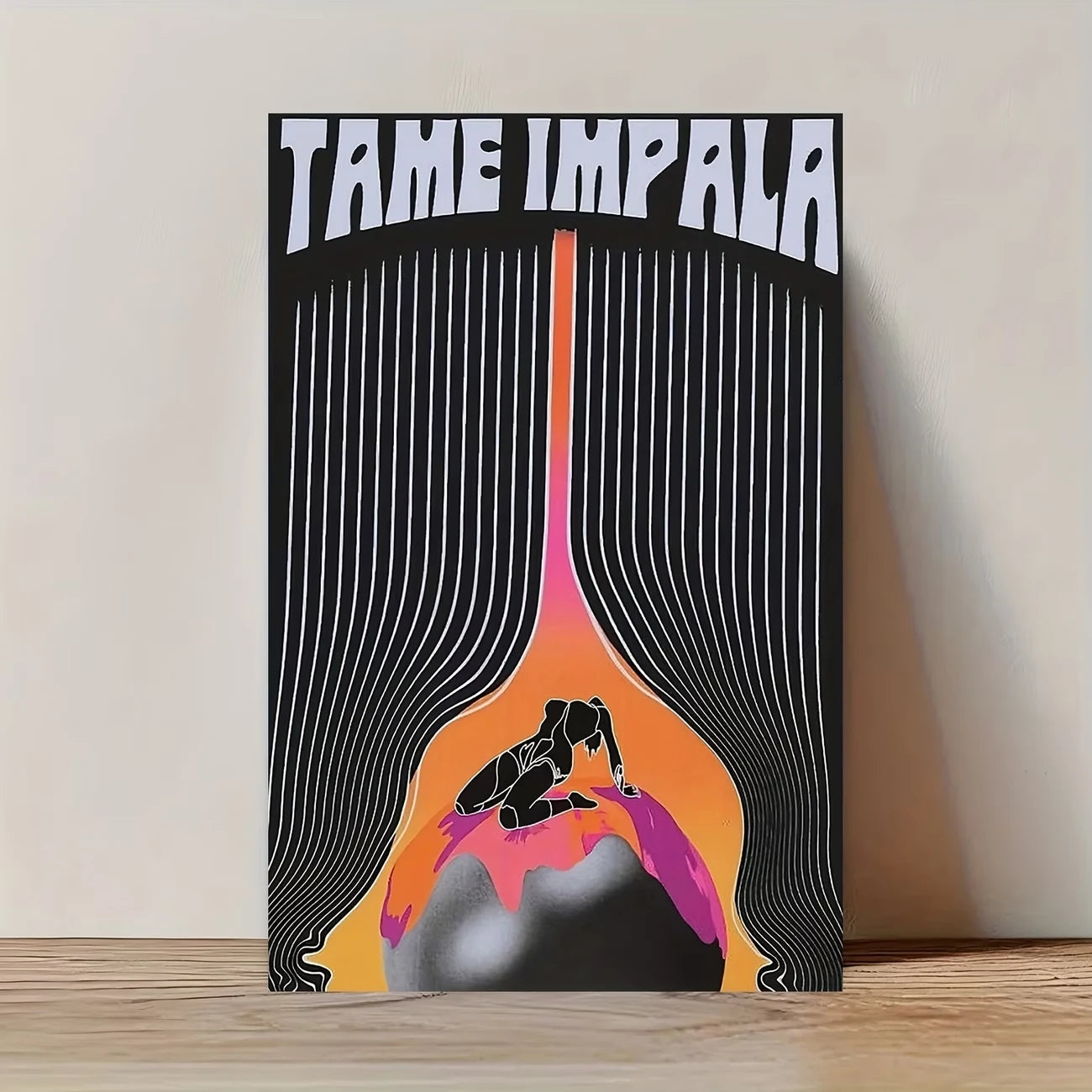 Tame Impala Psychedelic Abstract Canvas Wall Art Print | Room Decor