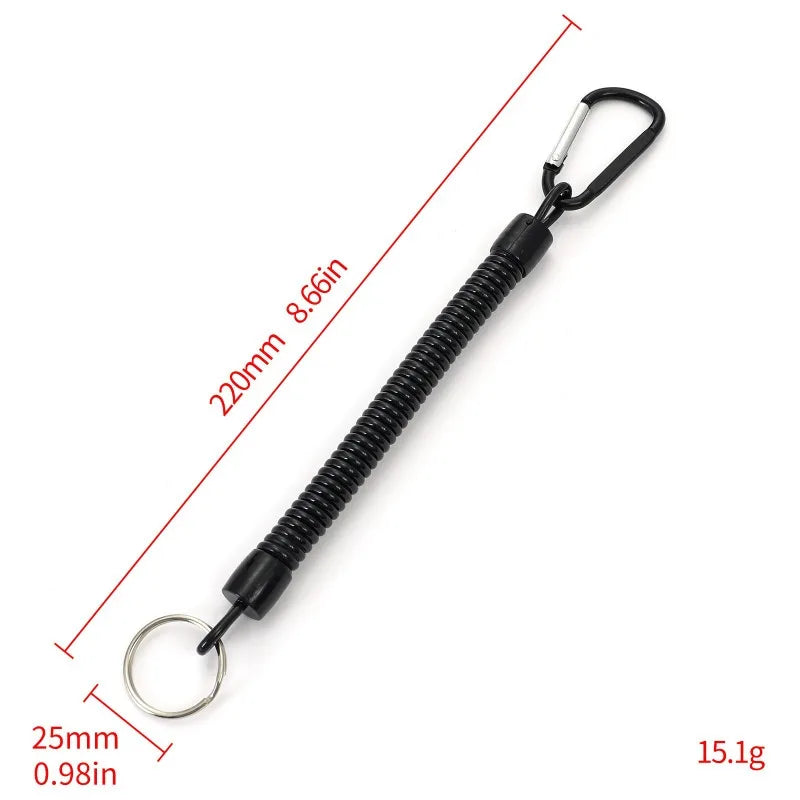 Fly Fishing Anti-Loss Buckle | Retractable Coil Rope Clip