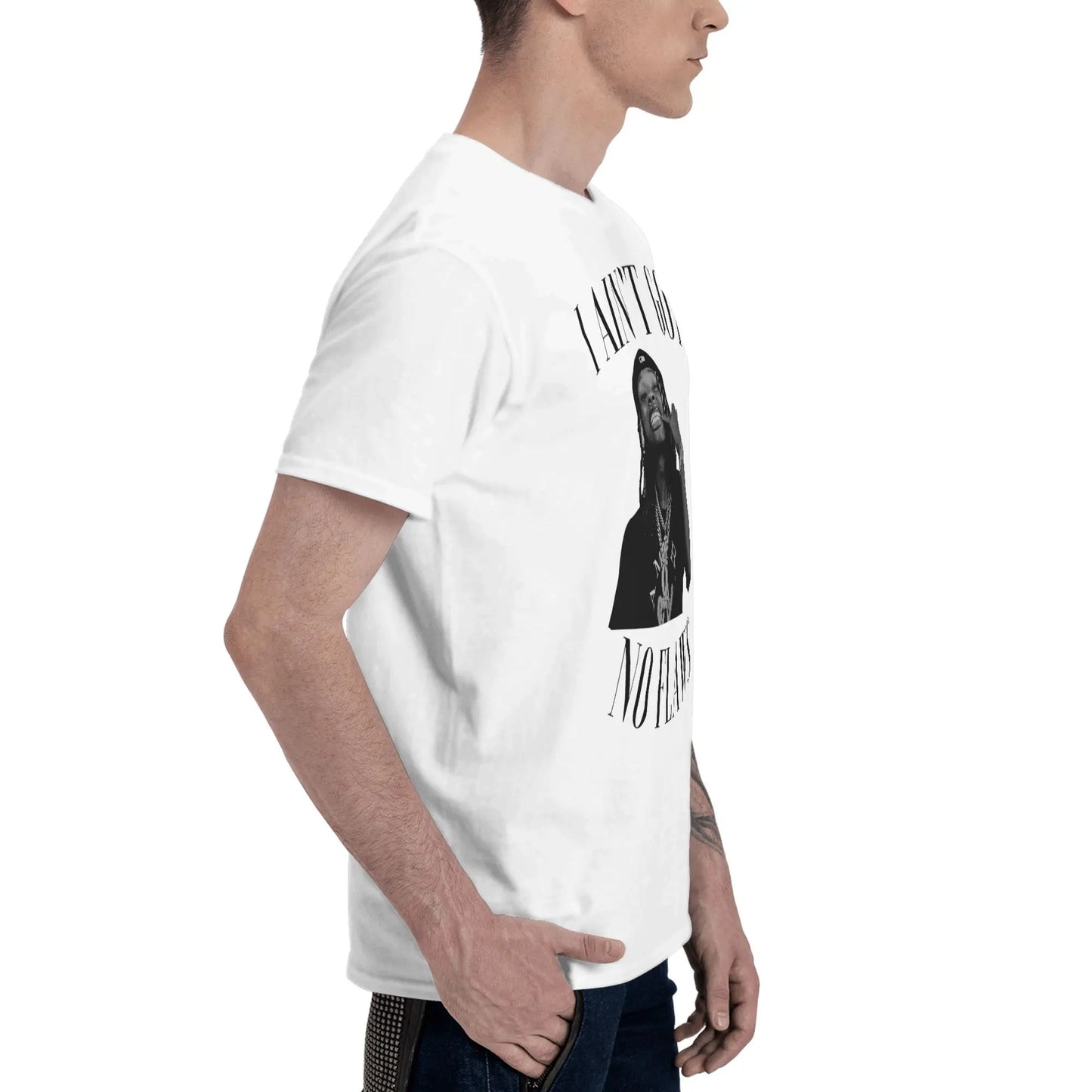 Fun K-Kings Von T-Shirts for Men O Neck 100% Cotton T Shirt Got No Flaws Short Sleeve Tees New Arrival Clothing Peaceful Pleasures Health and Wellness