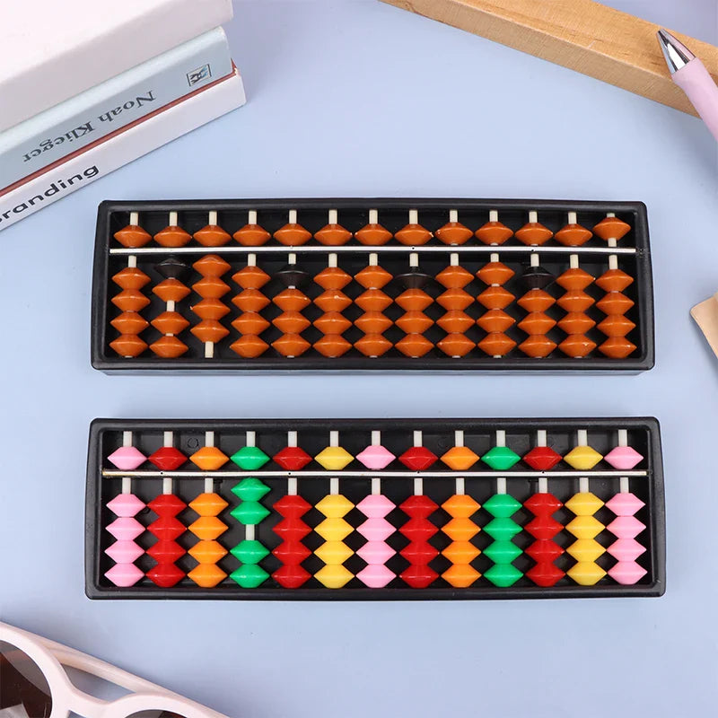 13-Column Abacus Soroban – Portable Kids Math Learning Tool