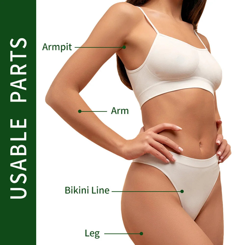 Painless Hair Removal Cream for Men & Women – 30g/60g Peaceful Pleasures Health and Wellness