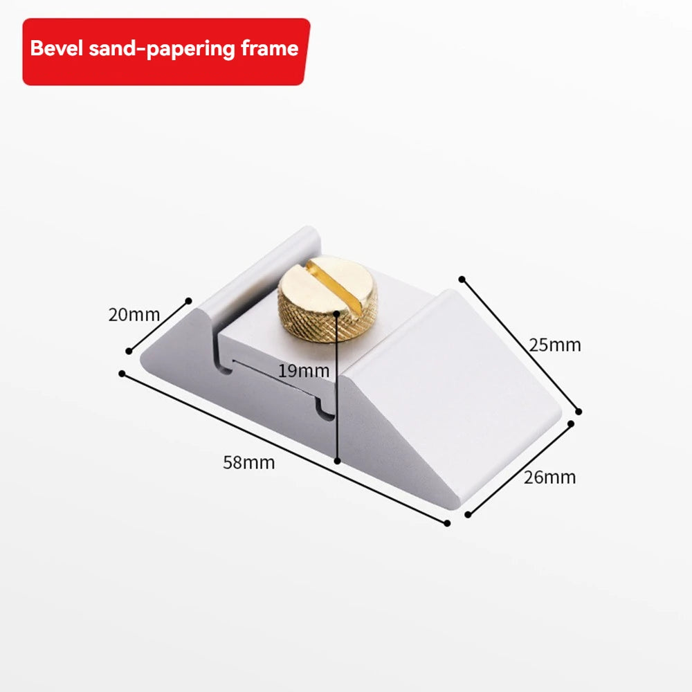 3-Piece Aluminum Alloy Sandpaper Holder Set | Hand Sanding Clamp