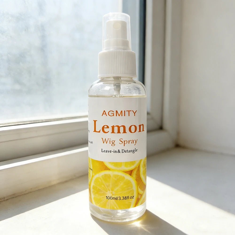 Lemon Scent Wig Spray – Leave-In Conditioner & Detangler