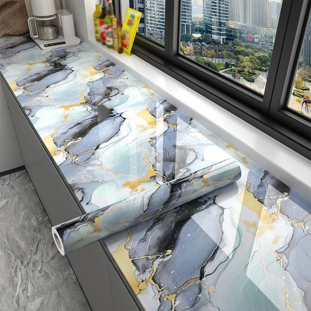 Peel & Stick Tile Wallpaper – Waterproof PVC Kitchen Sticker