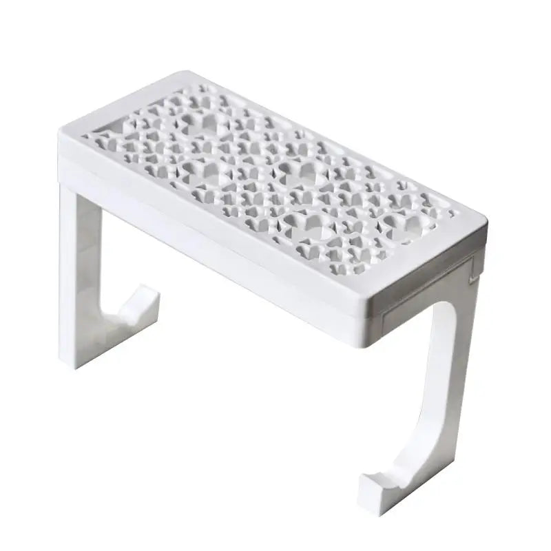 Silicone Makeup Brush Holder Drying Stand Makeup Set Storage Case Nail Pen And Painting Brush Organizer Fit For All Size Handle Peaceful Pleasures Health and Wellness White