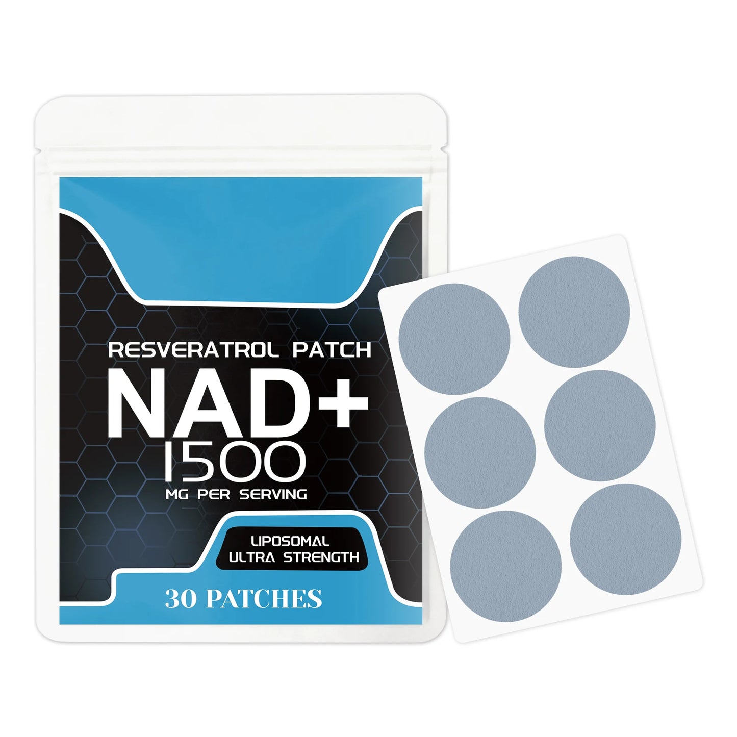 NAD+ Body Care Patch – Skin-Friendly Vitality Patch, 30 Pcs
