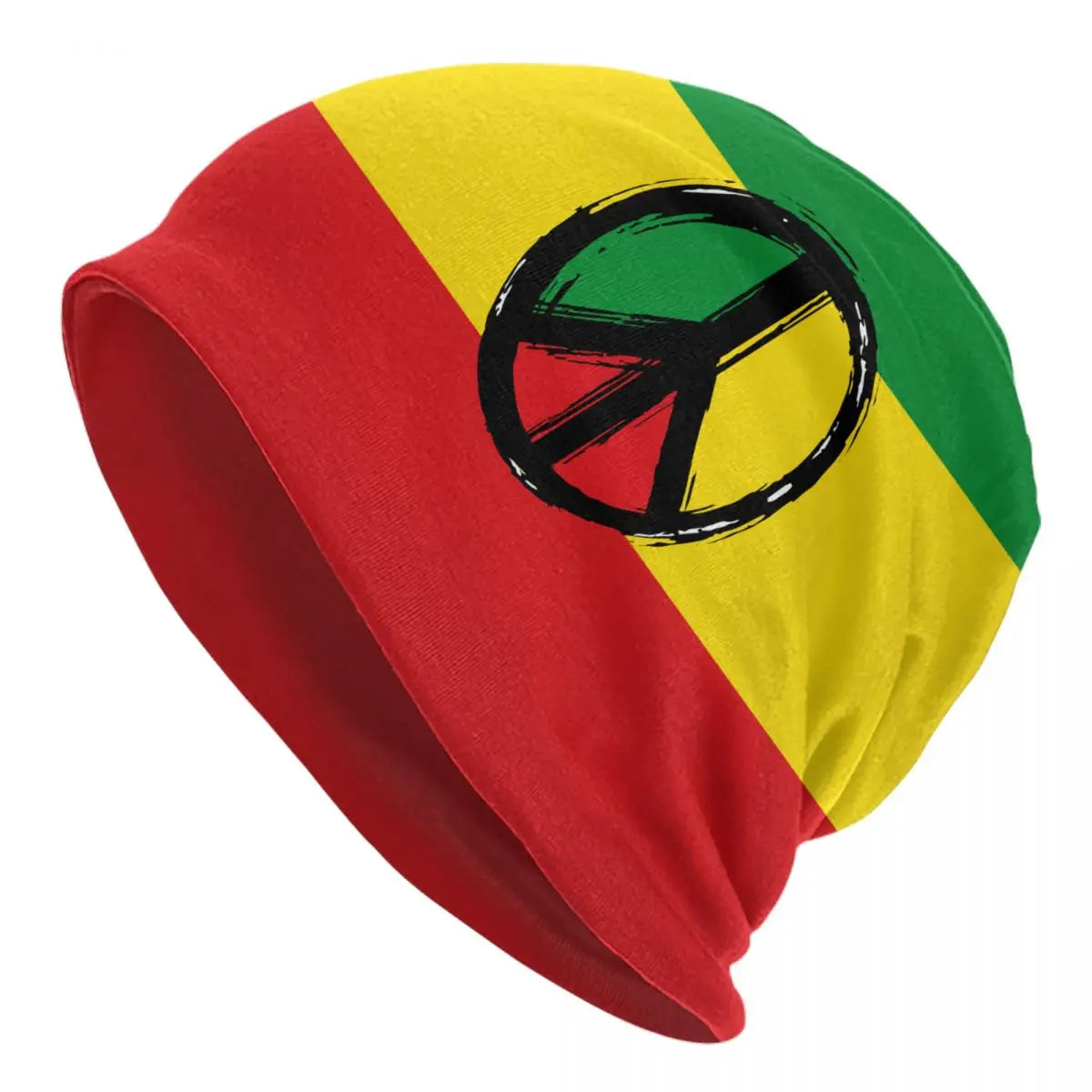 Jamaica Flag Knit Beanie Hat | Unisex Jamaican Pride Skull Cap
