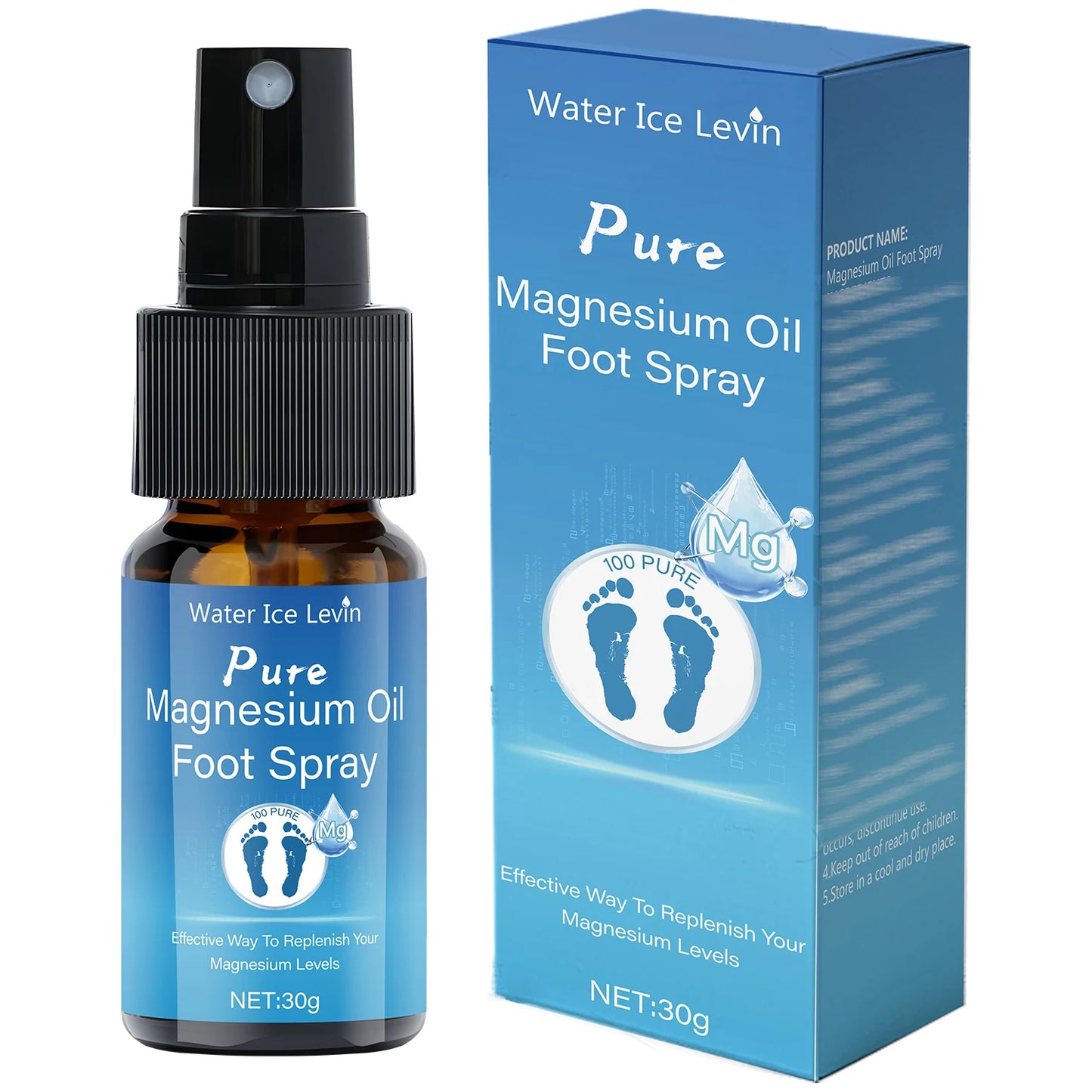 Magnesium Oil Foot Spray with Vitamin E | Moisturizing Foot Care