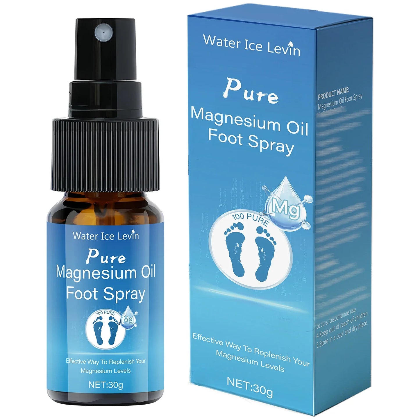 Magnesium Oil Foot Spray with Vitamin E – Smooth & Moisturized