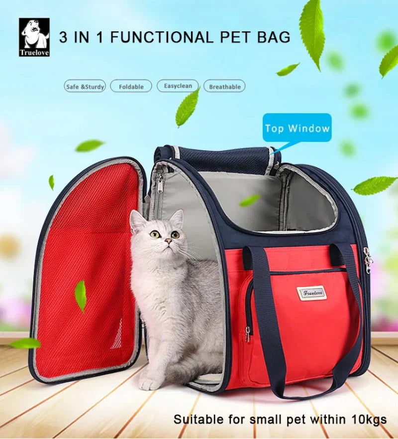 Truelove Multi-Function Foldable Pet Travel Backpack | TLX1971 Peaceful Pleasures Health and Wellness