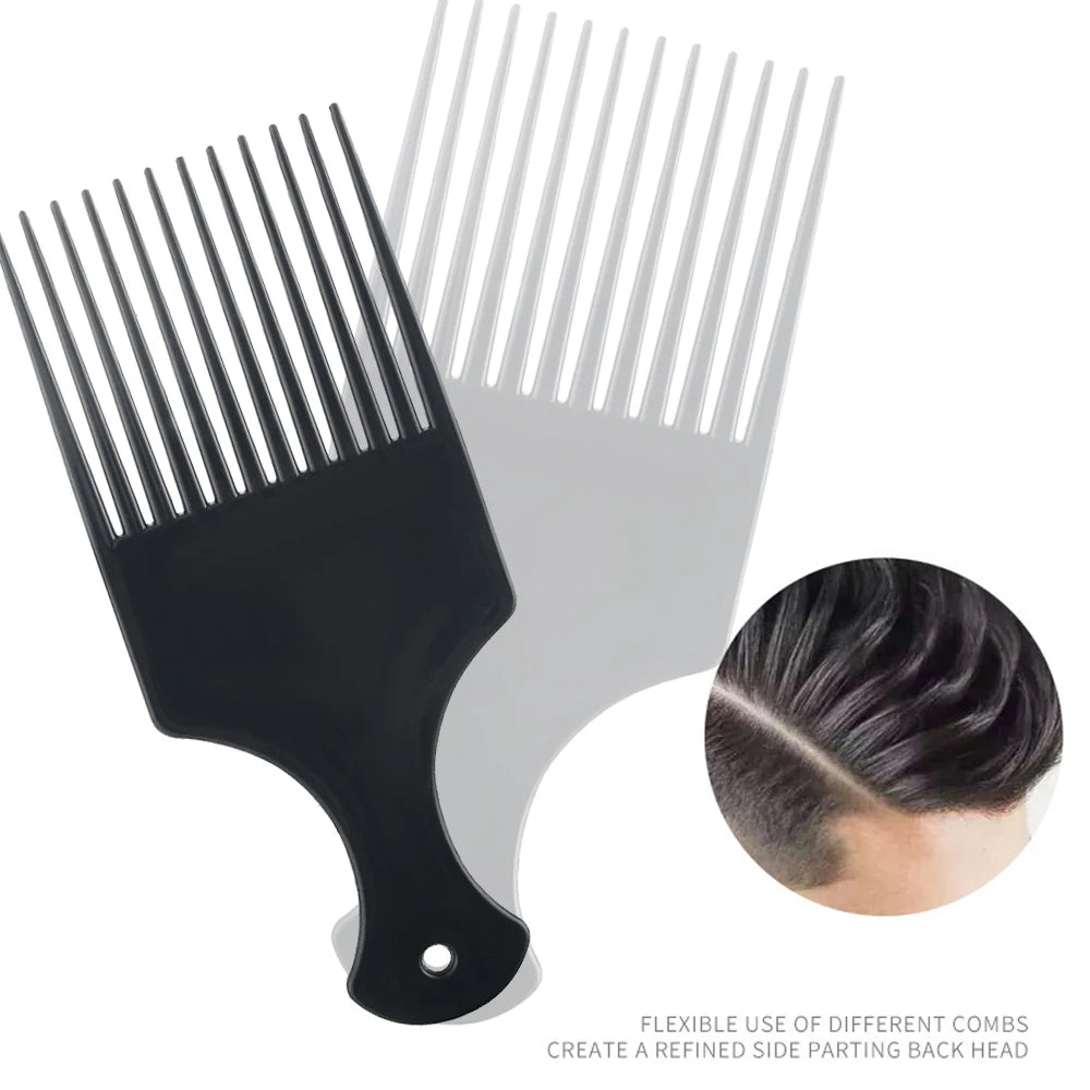 Afro Pick Wide Tooth Detangling Comb for Curly & Kinky Hair