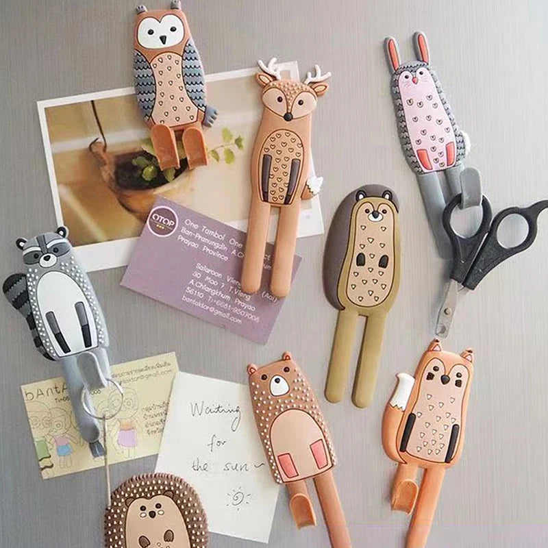 Cute Animal Magnetic Hook – Fridge Magnet Key & Coat Hanger Magnetic Storage Hook Peaceful Pleasures Health and Wellness