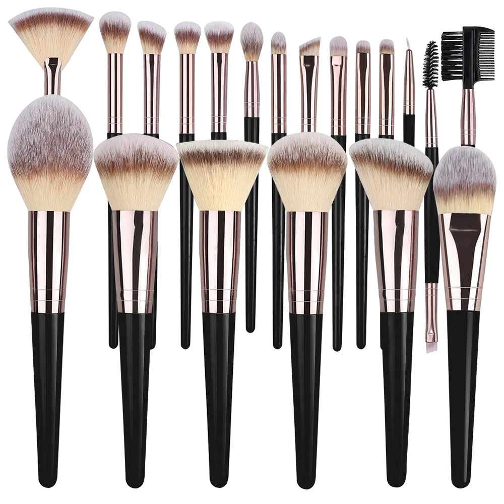 20-Piece Professional Makeup Brush Set – Full Face Kit