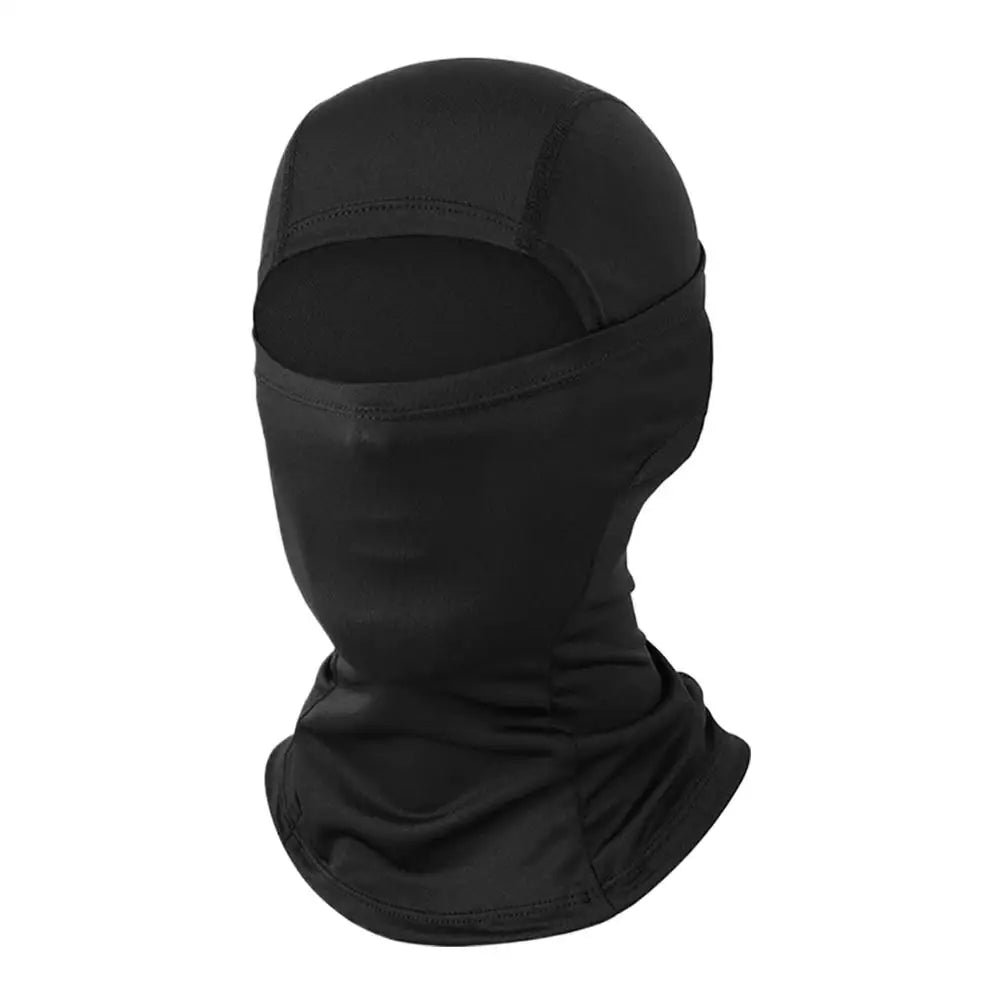 Full Face Mask for Men Women Camouflage Motorcycle Balaclava Quick Dry Cycling Headwear Fishing Skiing Sun Hood Hat 10 Colors Peaceful Pleasures Health and Wellness Black