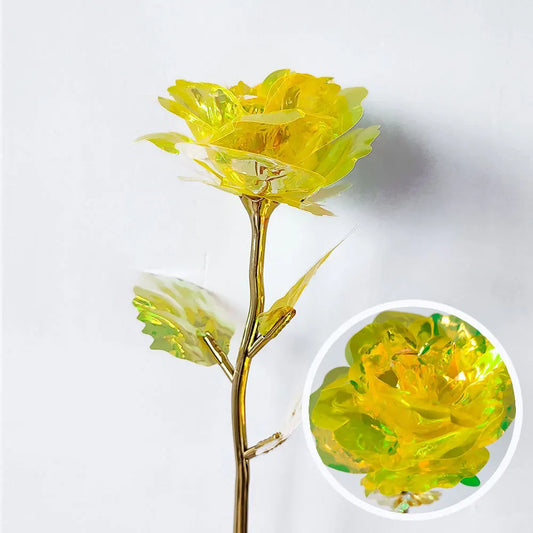 24K Gold Foil Rose – Eternal Artificial Flower Gift Artificial Flower Décor Oasis Select