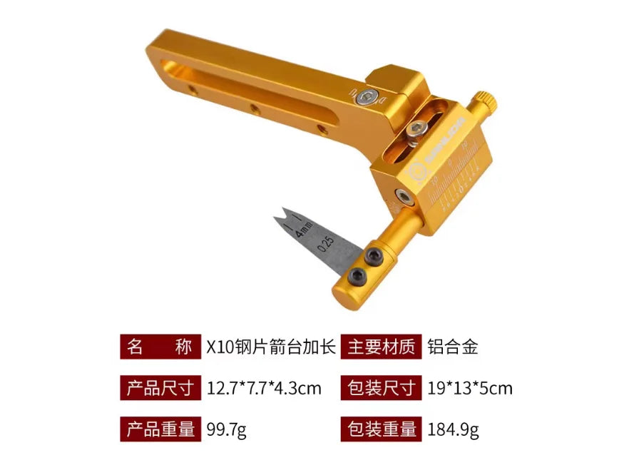 Sanlida X10 Arrow Rest Long CNC Aluminum Target Archery Compound Bow