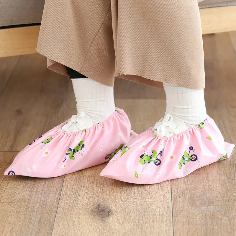 Reusable Non-Slip Indoor Shoe Covers | Washable Overshoes