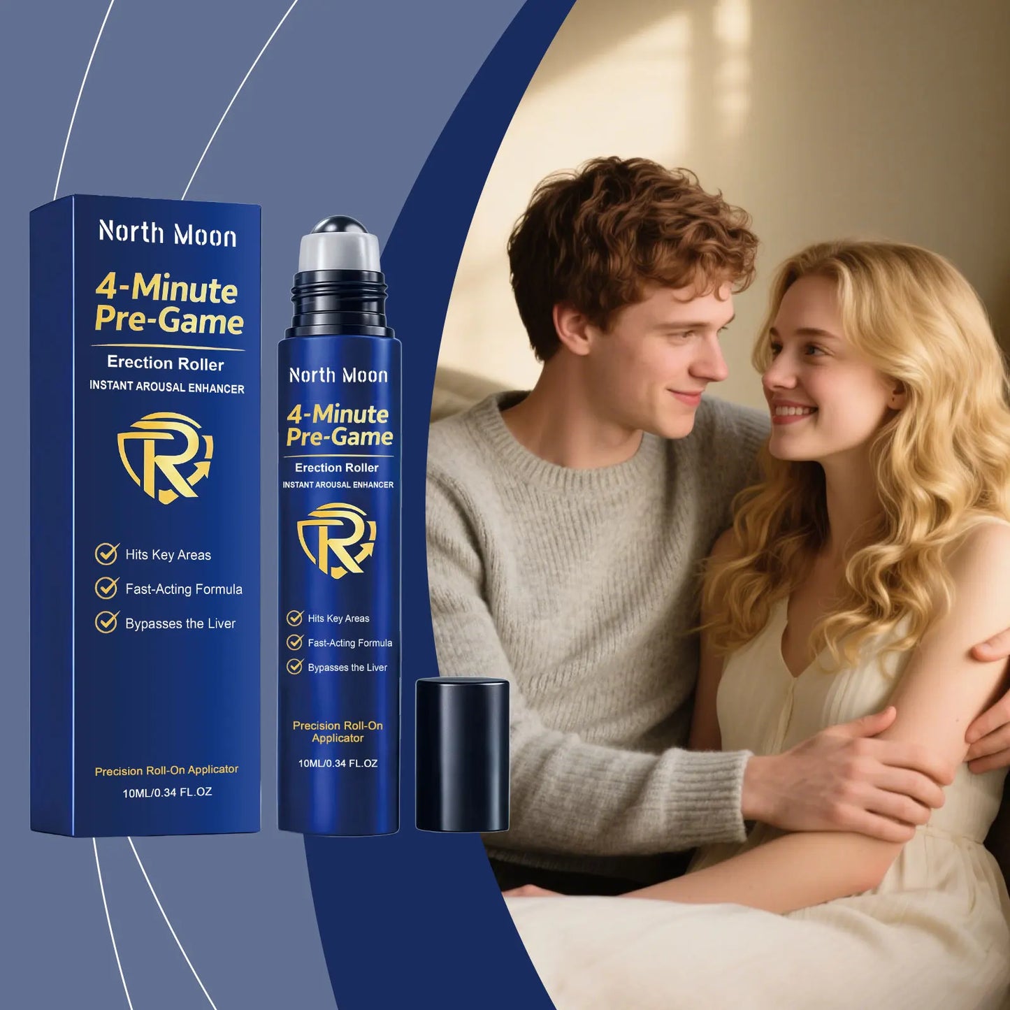 Men's Moisturizing Roll-On Body Care | Long-Lasting Freshness