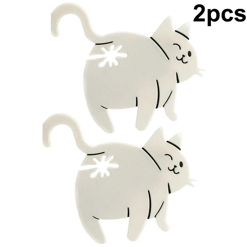 3D Cat Butt Bag Clips 2-Pack | Novelty Kitchen Sealing Clips