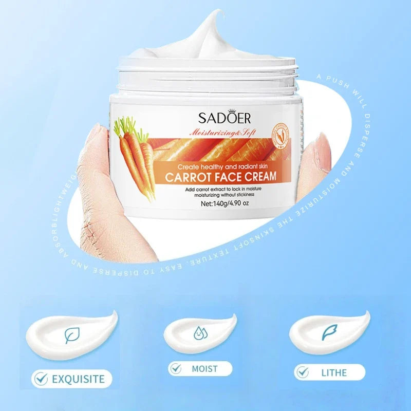SADOER Carrot Moisturizing Cream with Niacinamide 140g