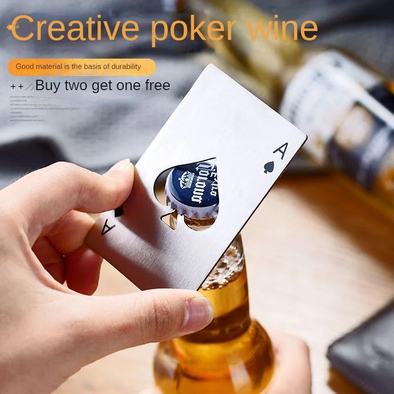 20PCS Playing Card Bottle Openers – Stainless Steel Bar Tool