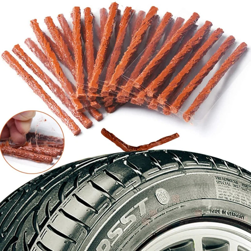 Vacuum Tire Repair Rubber Strips for Car Motorcycle Bike – 5/20pc