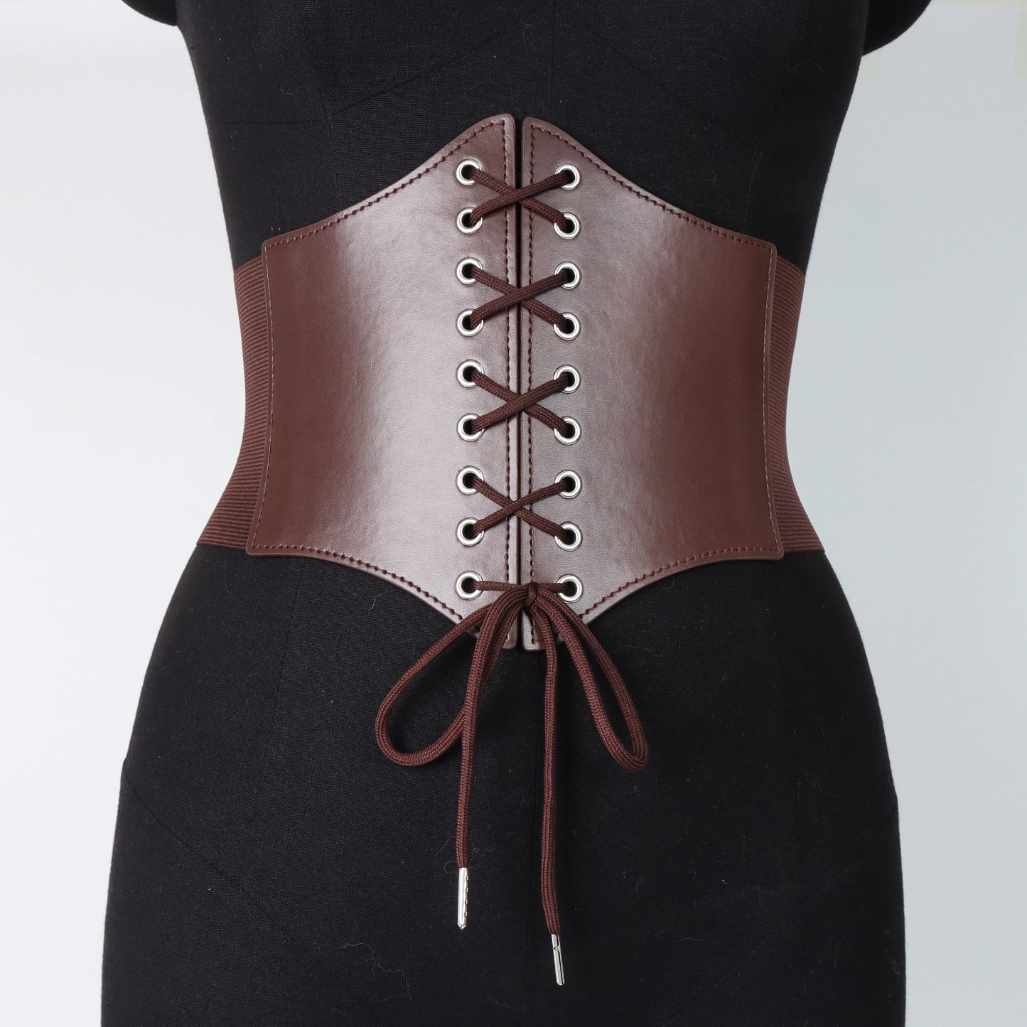 Medieval Wide Leather Armor Belt Steampunk Waist Costume Accessory