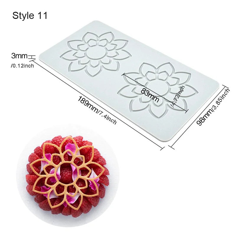 3D Silicone Chocolate & Fondant Molds – Cake, Soap & Resin